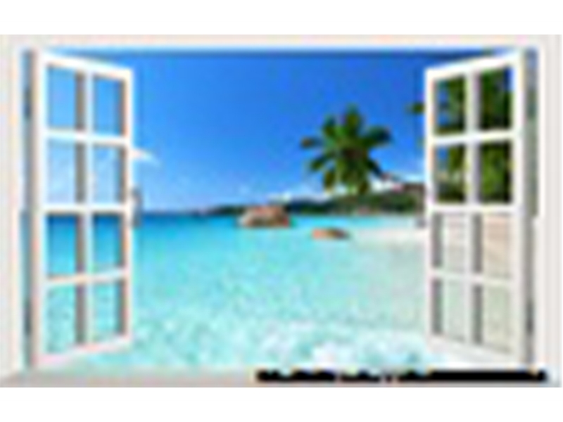 现代简约另类-风景-带窗画