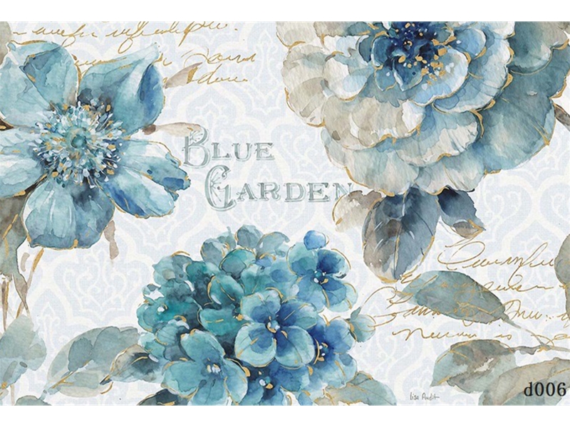 花鸟银杏-手绘花卉-手绘北欧花卉