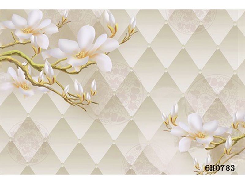 软包墙砖-玉兰花