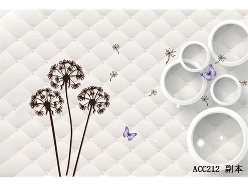 软包墙砖-蒲公英 绣花球