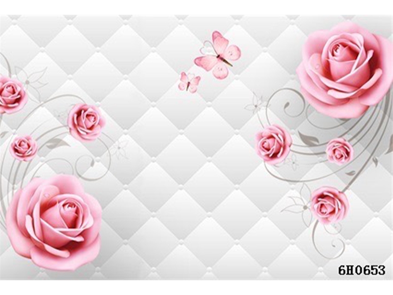 软包墙砖-玫瑰花