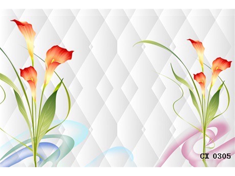 软包墙砖-马蹄莲