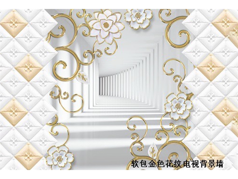 软包墙砖花纹 花草 梦幻花