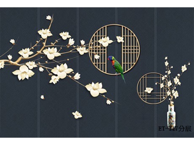 造型背景-玉兰花